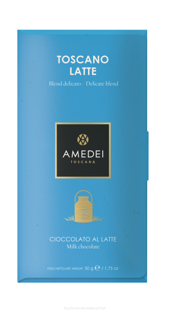 Toscano Latte - czekolada Amedei mleczna, 50g