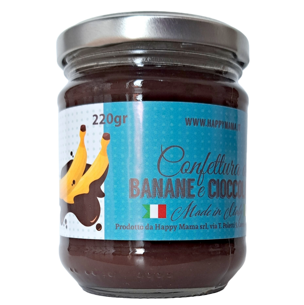 Konfitura z bananów i czekolady 330g