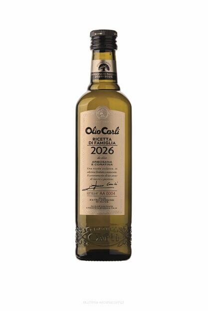 Limitowana Oliwa z oliwek extra vergine Ricetta di Famiglia 2026, Carli 500ml