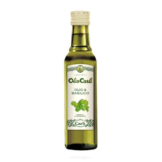 Oliwa z oliwek z bazylią, Carli, 250ml
