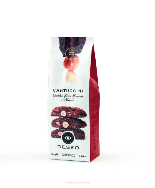 Cantuccini Gorzka Czekolada i Orzechy Laskowe, 180g