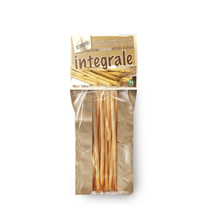 Grissini Rubata' z Mąką pełnoziarnistą, 300g, Derby