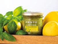 Pesto al Limone - cytrynowe pesto zielone z bazylią genueńską DOP, Carli 130g
