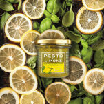 Pesto al Limone - cytrynowe pesto zielone z bazylią genueńską DOP, Carli 130g