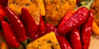 Spicy Wave - krakersy z algami Kelp, papryką i makiem, 100g