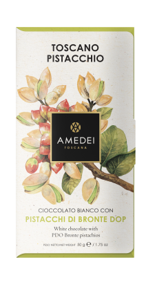 Toscano Pistacchio - Czekolada Amedei Biała z Pistacjami 50g