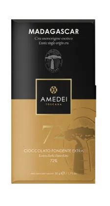CRU Madagascar - czekolada Amedei ciemna 72%, 50g