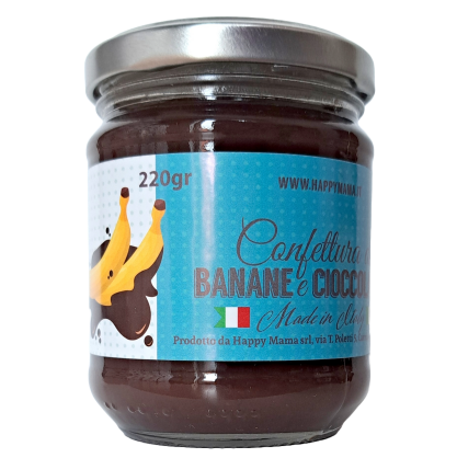 Konfitura z bananów i czekolady 220g