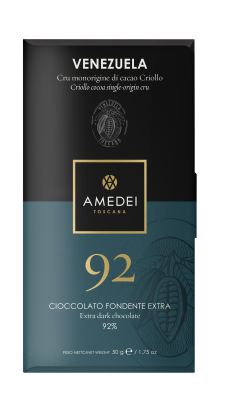 CRU Venezuela - czekolada Amedei ciemna 92%, 50g