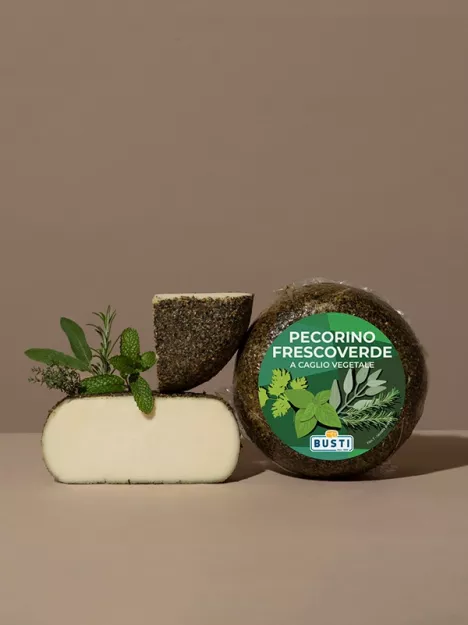 Pecorino Frescovedre - owczy ser dojrzew. z ziołami, cała forma, ok. 1.616 g