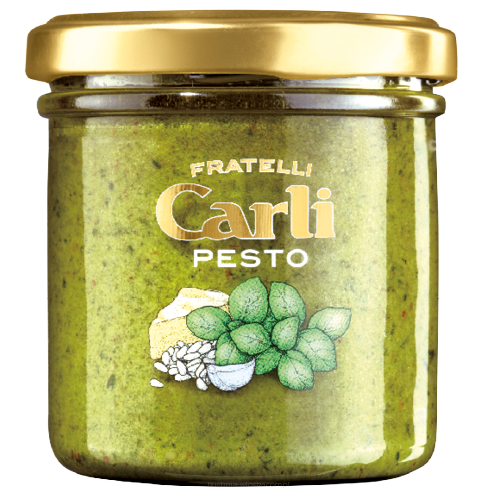 Pesto Genovese - pesto zielone z bazylią genueńską DOP, Carli 130g