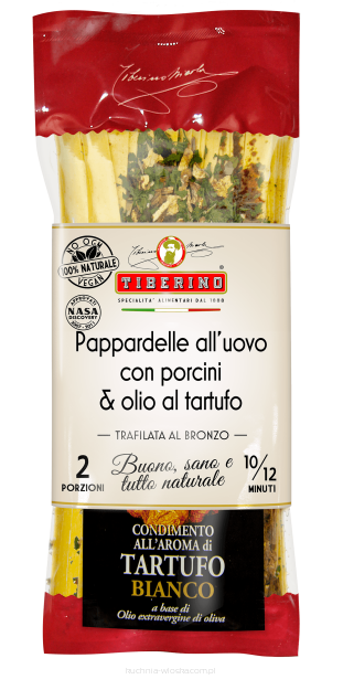Makaron Pappardelle z borowikami i oliwą truflową, 200g