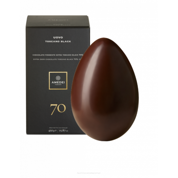 Jajko czekoladowe Amedei Toscano Black70, 450g