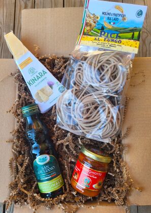 Zestaw obiadowy "Piatto Veloce ai funghi"