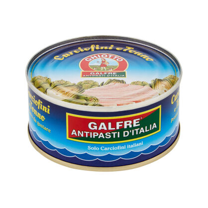 Karczochy z tuńczykiem w kawałkach, 160g Galfre'