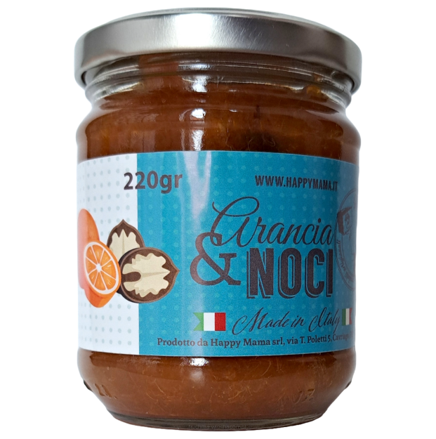 Konfitura z pomarańczy i orzechów 220g