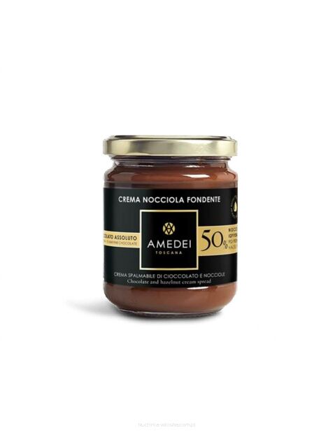 Krem czekoladowy Amedei kakaowy bez mleka, 200g