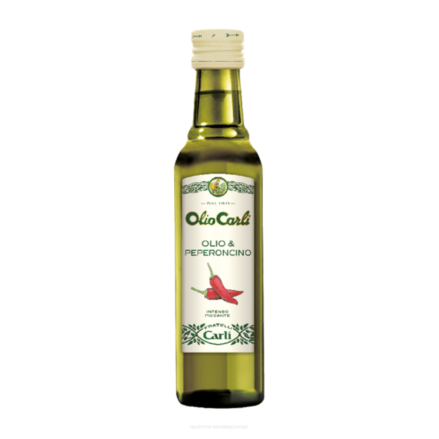 Oliwa z oliwek z pikantnymi papryczkami, Carli 