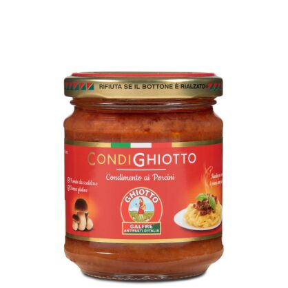 CondiGhiotto - sos do makaronu z włoskich pomidorów i borowików, bezglutenowy 180g Galfre'
