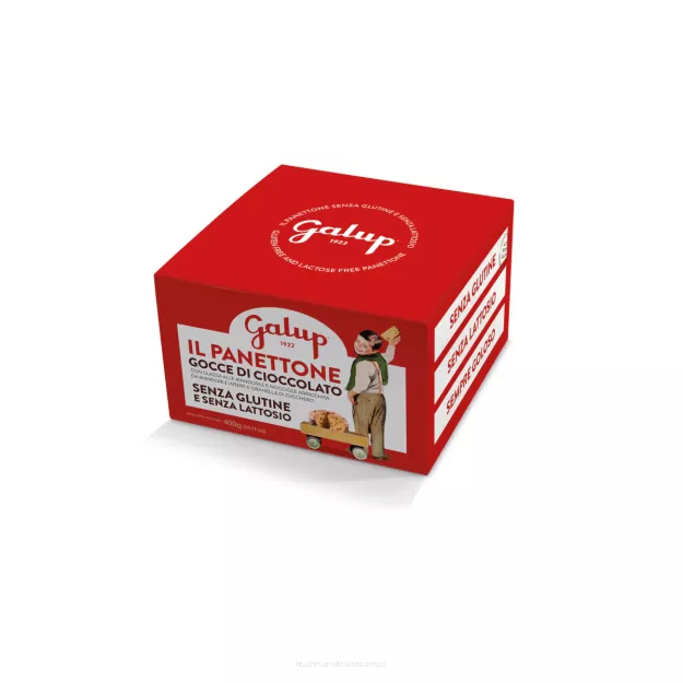 Panettone Gran Galup z czekoladą Bez Glutenu i Laktozy, 400g