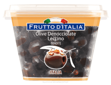 Oliwki Leccino bez pestek z przyprawami, 200g