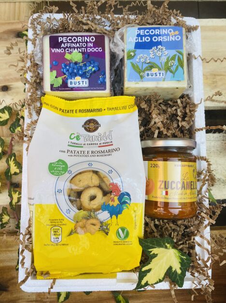 Zestaw prezentowy - Formaggi Pecorini con Zuccanella