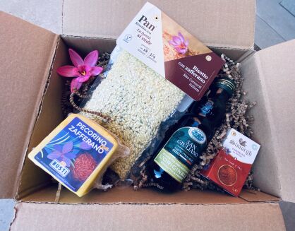 Zestaw prezentowy Szafranowy