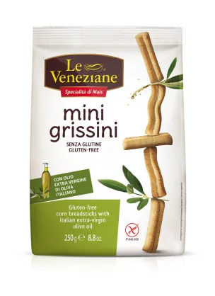 Grissini bezglutenowe z oliwą z oliwek, 250g