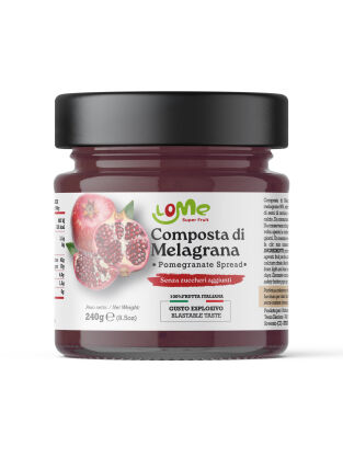 Naturalna konfitura z owoców granatu bez cukru, 240g