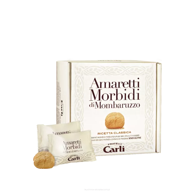 Amaretti Morbidi - miękkie ciasteczka migdałowe, Carli 300g