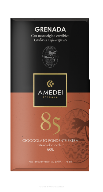 CRU Grenada - czekolada Amedei ciemna 85%, 50g