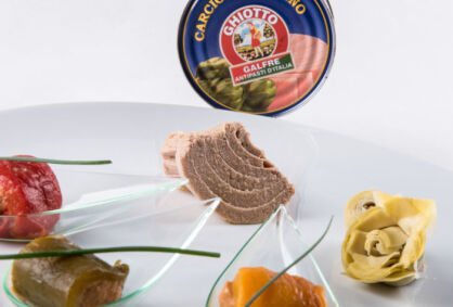 Pieczone papryki nadziewane karczochami z tuńczykiem Galfre