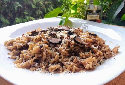 Risotto z czarnymi truflami