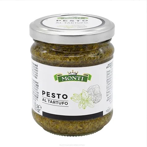 Pesto genueńskie z czarną truflą truflowe pesto zielone z genui