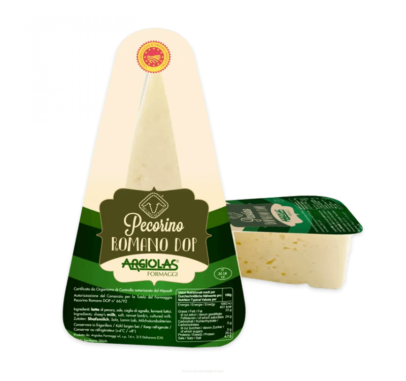 Pecorino romano - alternatywa dla parmezanu Jaki ser zamiast parmezanu do dań - Pecorino romano