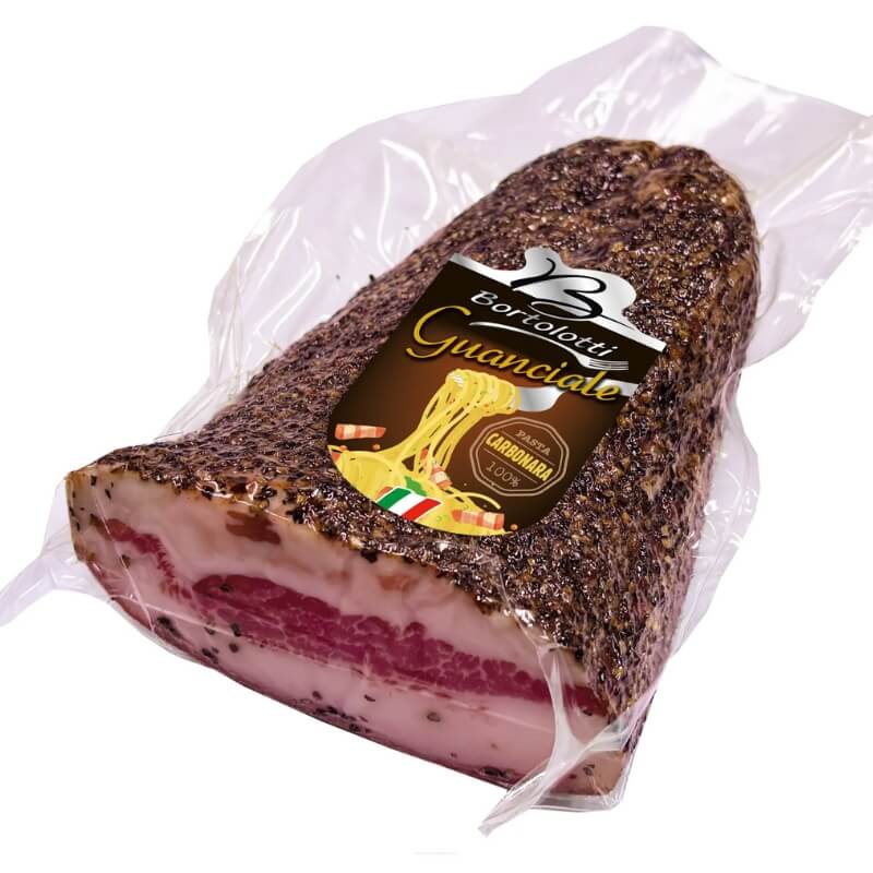 szynka Guanciale Stagionato con Pepe Guanciale Stagionato con Pepe